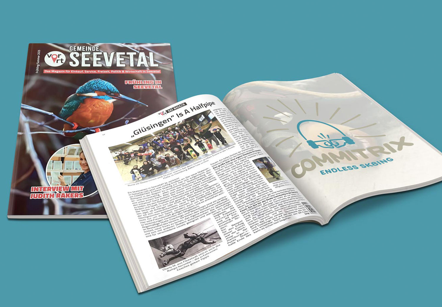COMMITRIX im Seevetal Magazin: Glüsingen is a Halfpipe